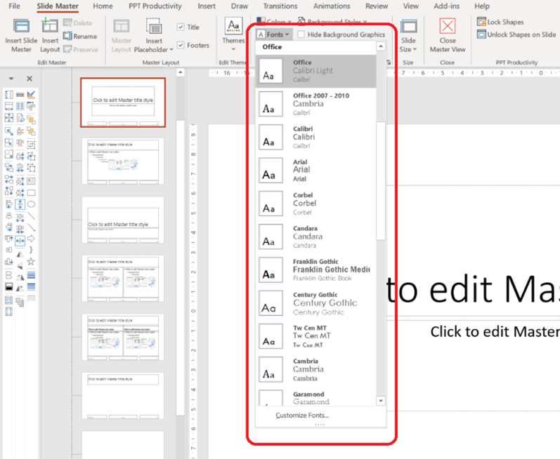 Detail Typography Powerpoint Template Nomer 26