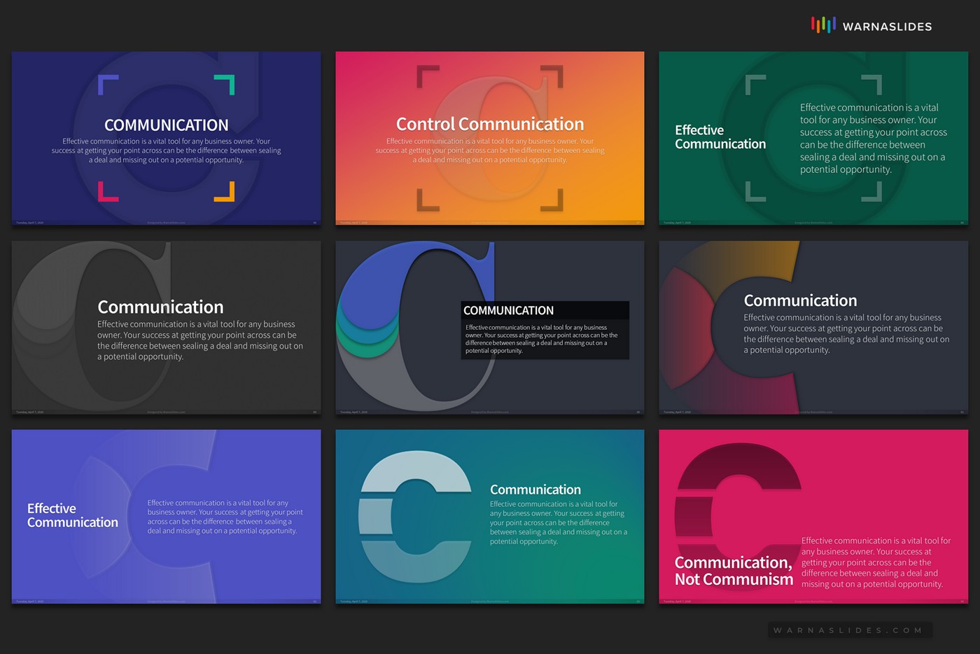 Detail Typography Powerpoint Template Nomer 5