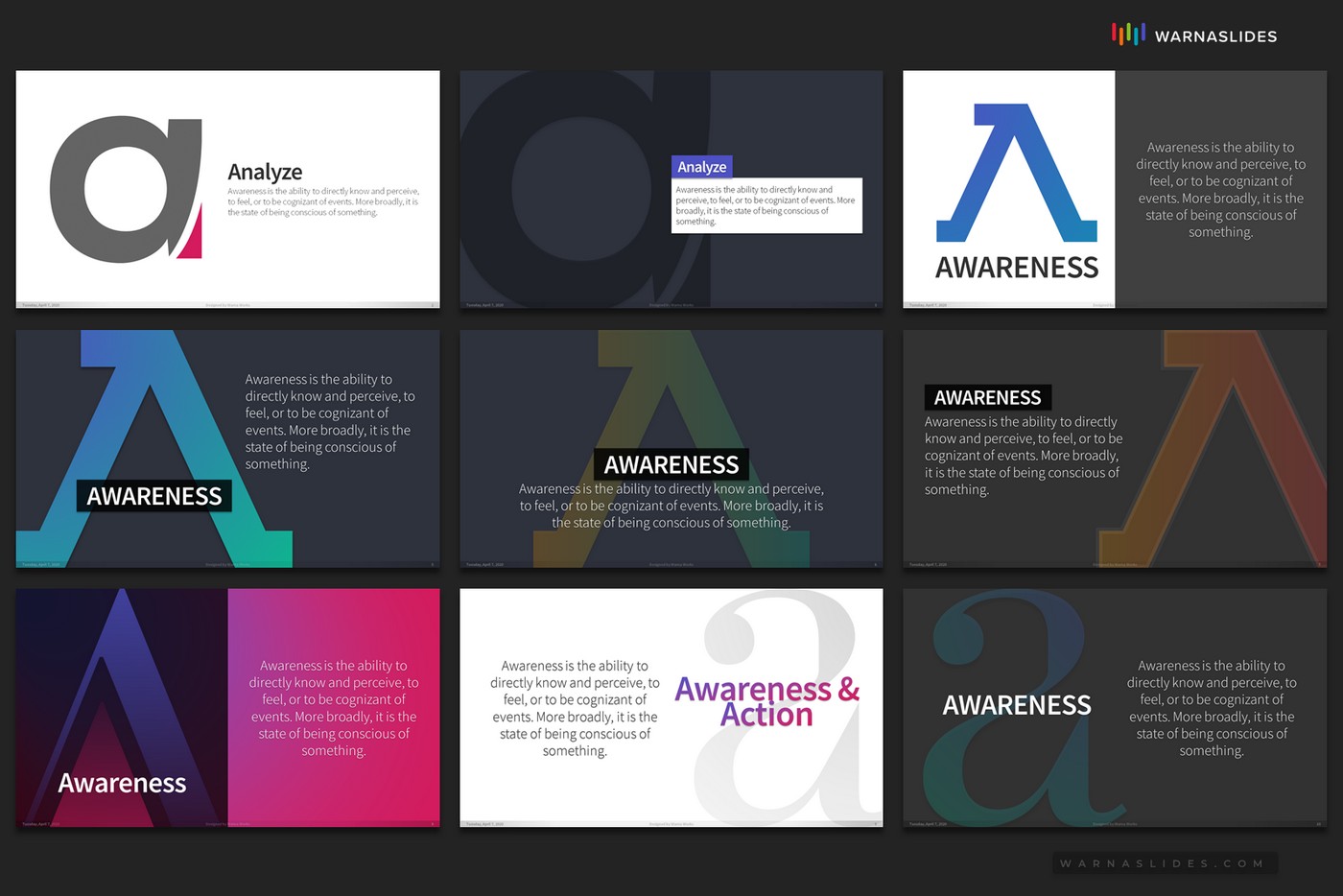 Detail Typography Powerpoint Template Nomer 49