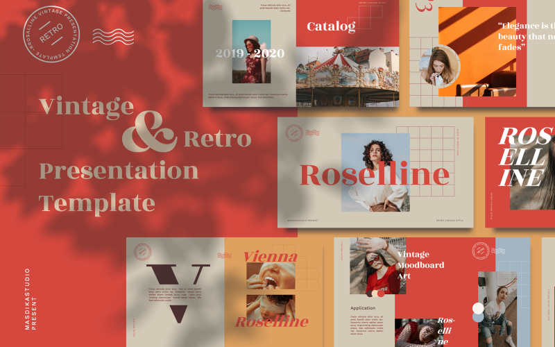 Detail Typography Powerpoint Template Nomer 51