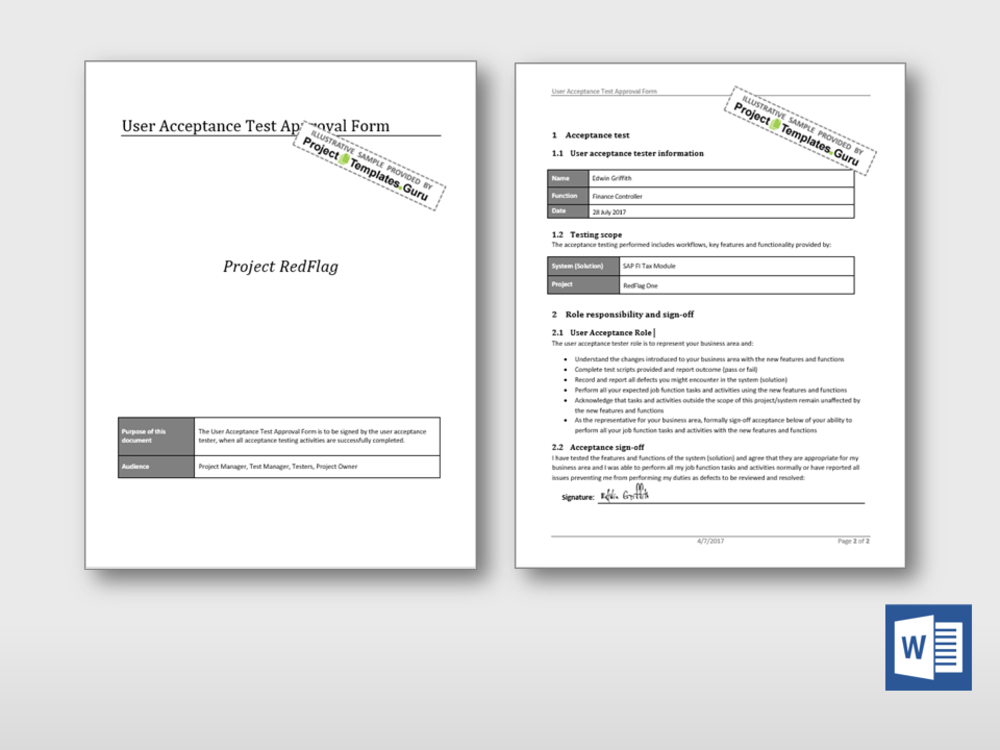 Detail Uat Sign Off Template Nomer 13