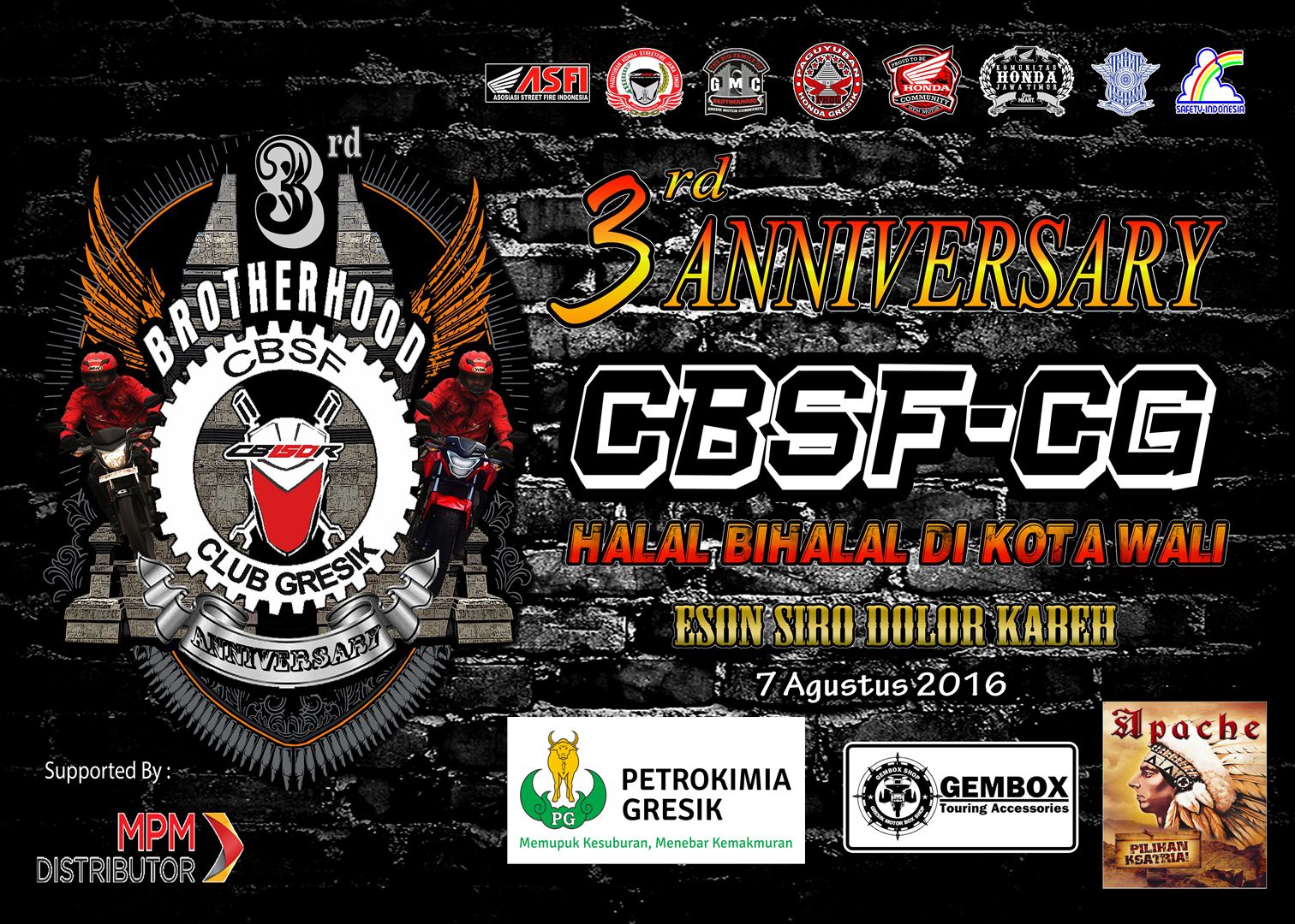 Detail Ucapan Anniversary Club Motor Nomer 39