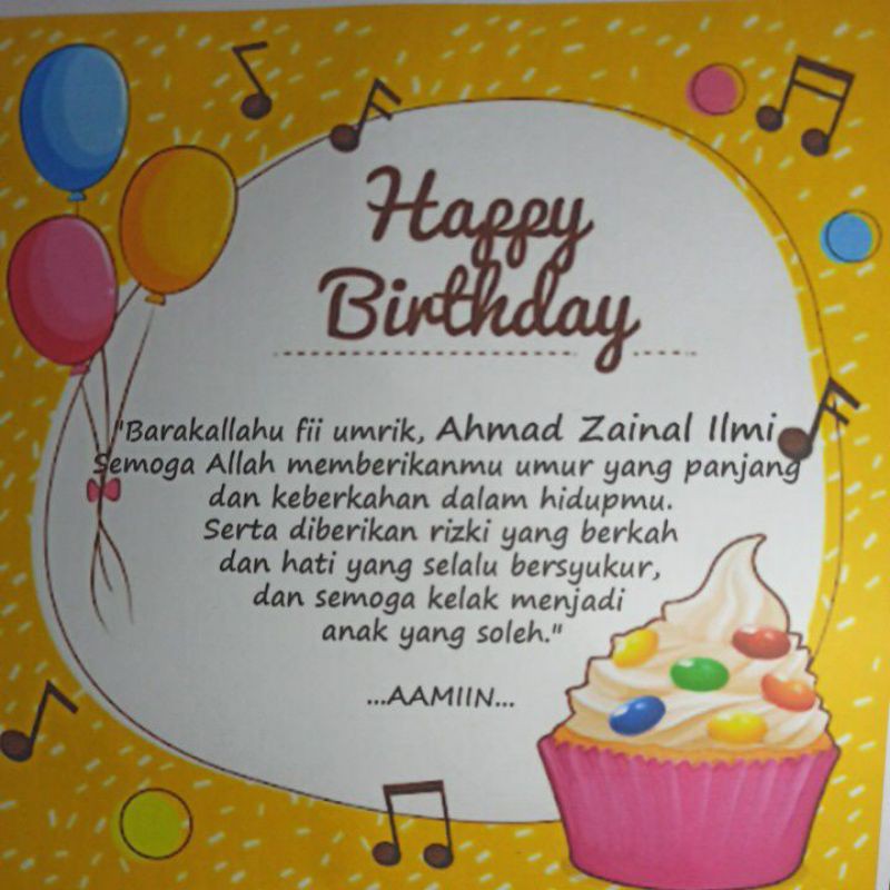 Detail Ucapan Birthday Untuk Anak Nomer 2