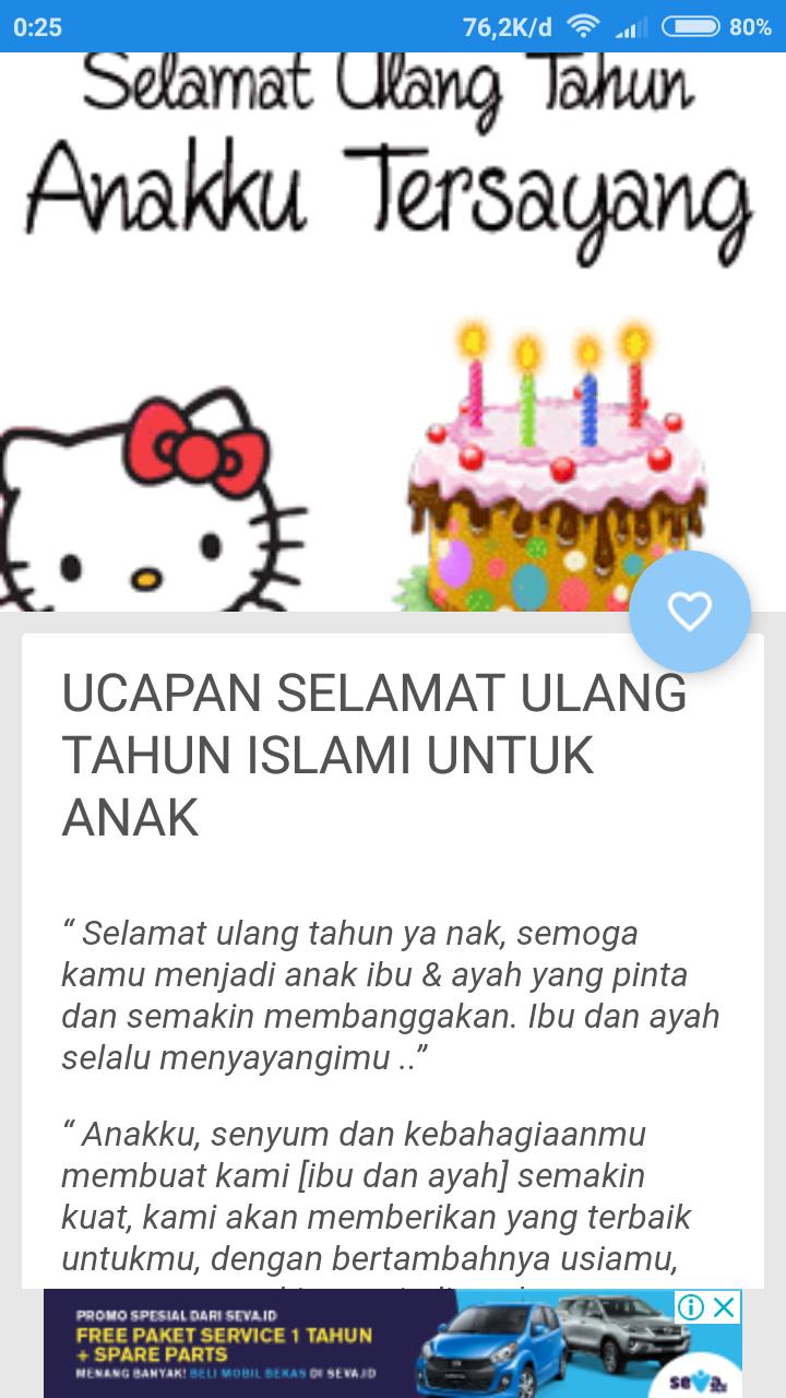 Detail Ucapan Birthday Untuk Anak Nomer 39