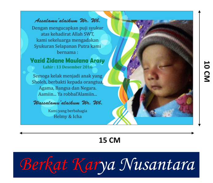 Detail Ucapan Selapanan Bayi Nomer 19