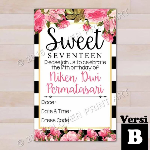 Detail Ucapan Sweet Seventeen Birthday Nomer 11