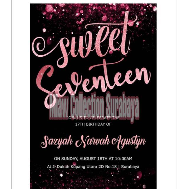 Detail Ucapan Sweet Seventeen Birthday Nomer 5