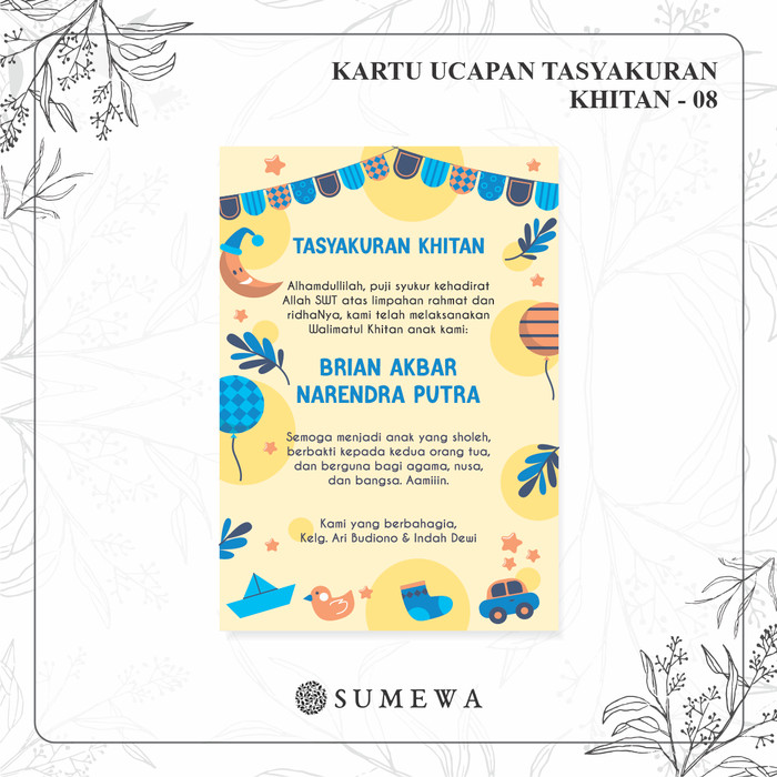 Detail Ucapan Tasyakuran Khitanan Nomer 9