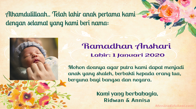 Detail Ucapan Untuk Kelahiran Bayi Pertama Nomer 50