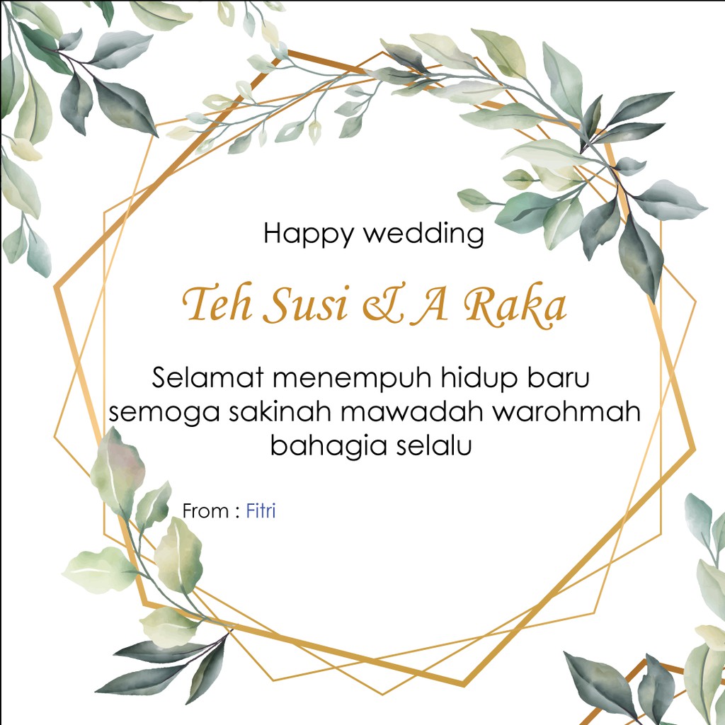 Detail Ucapan Untuk Wedding Nomer 4