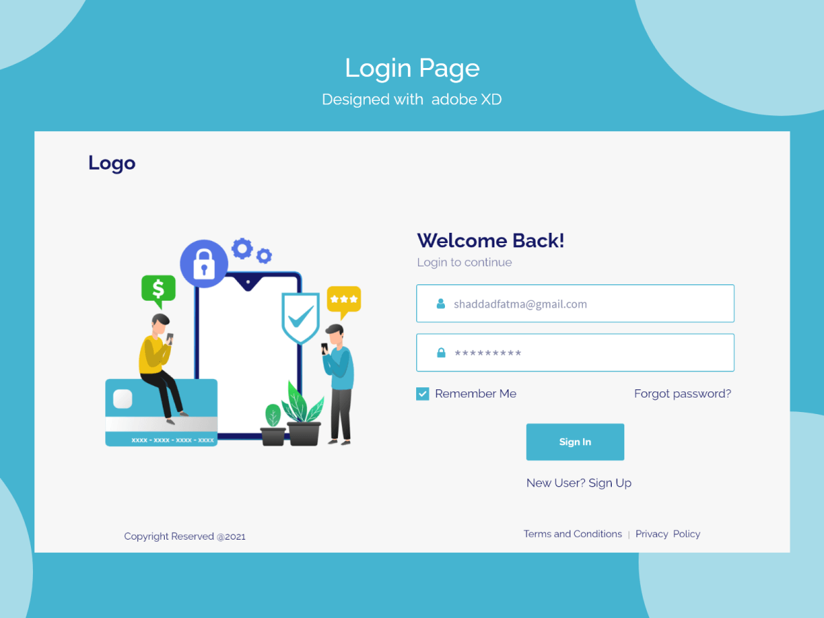 Detail Ui Template Adobe Xd Nomer 53