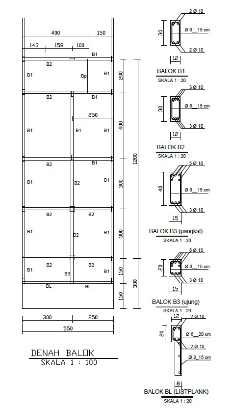 Detail Ukuran Balok Untuk Rumah 2 Lantai Nomer 5