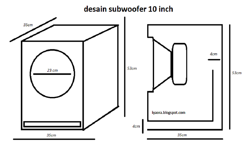 Detail Ukuran Box Subwoofer 10 Inch Untuk Rumah Nomer 11