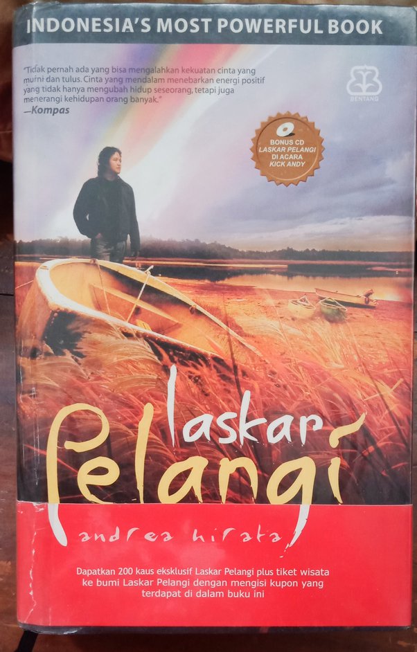 Detail Ukuran Buku Laskar Pelangi Nomer 22