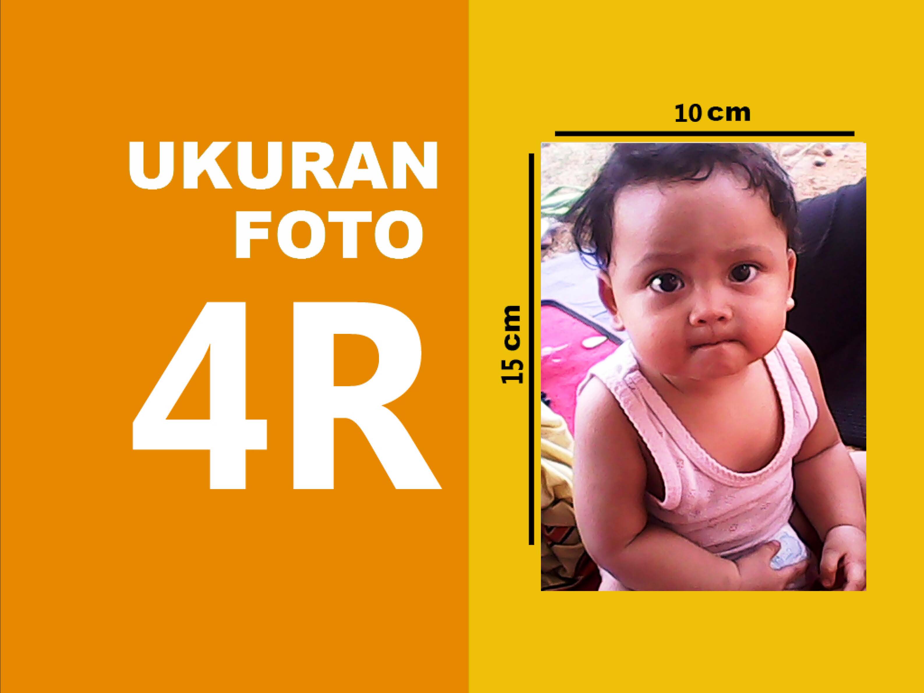 Detail Ukuran Foto 4r Adalah Nomer 31