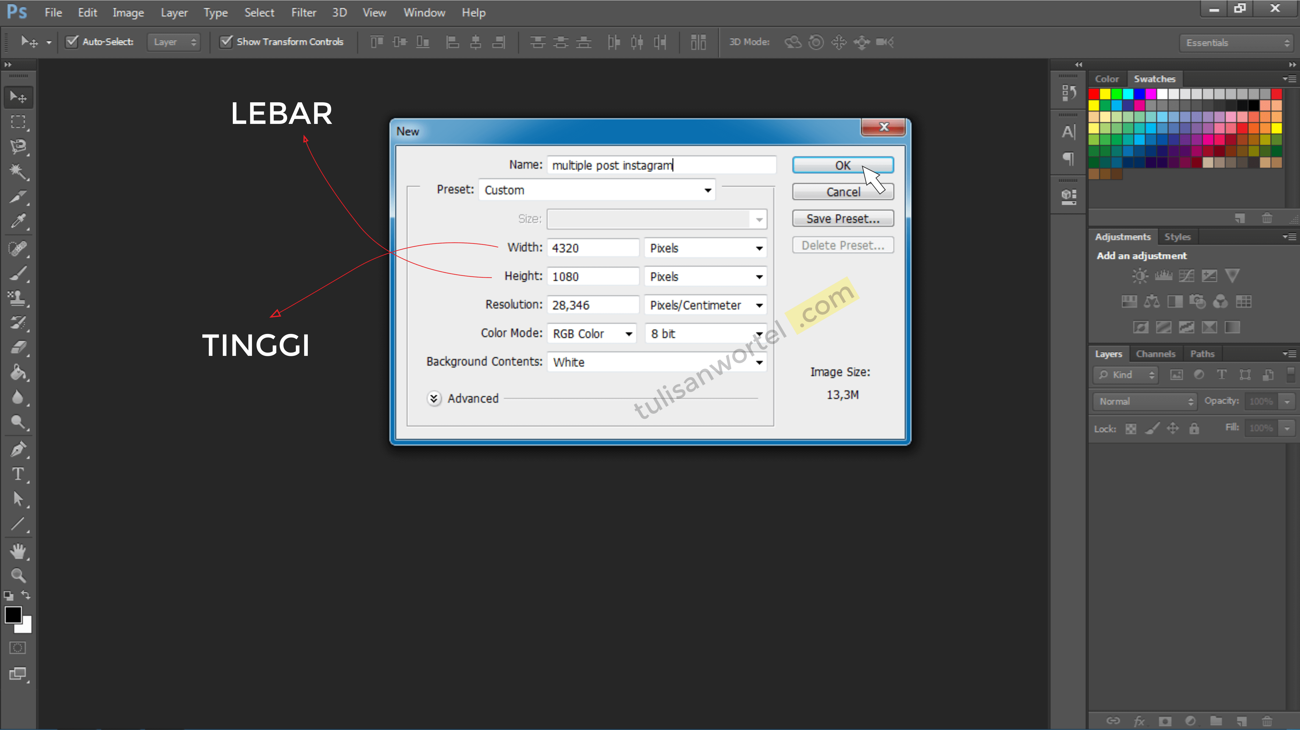 Detail Ukuran Gambar Untuk Post Instagram Nomer 48