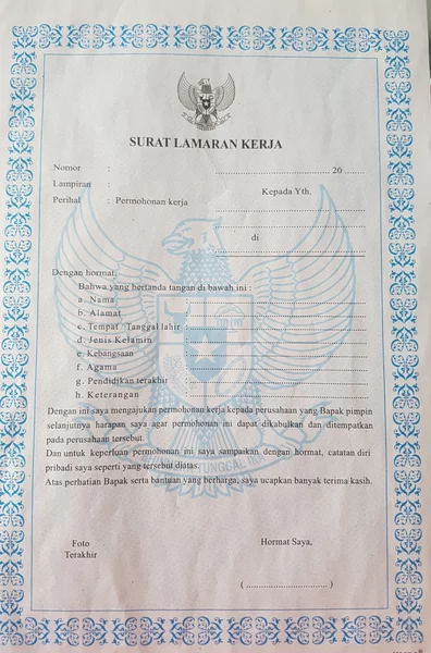 Detail Ukuran Kertas Untuk Surat Lamaran Kerja Nomer 47