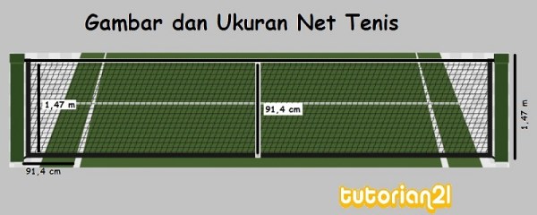 Detail Ukuran Lapangan Tenis Lapangan Adalah Nomer 41