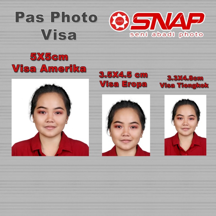 Detail Ukuran Pas Foto Untuk Visa Nomer 5