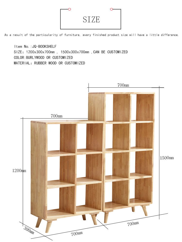 Detail Ukuran Rak Buku Nomer 7