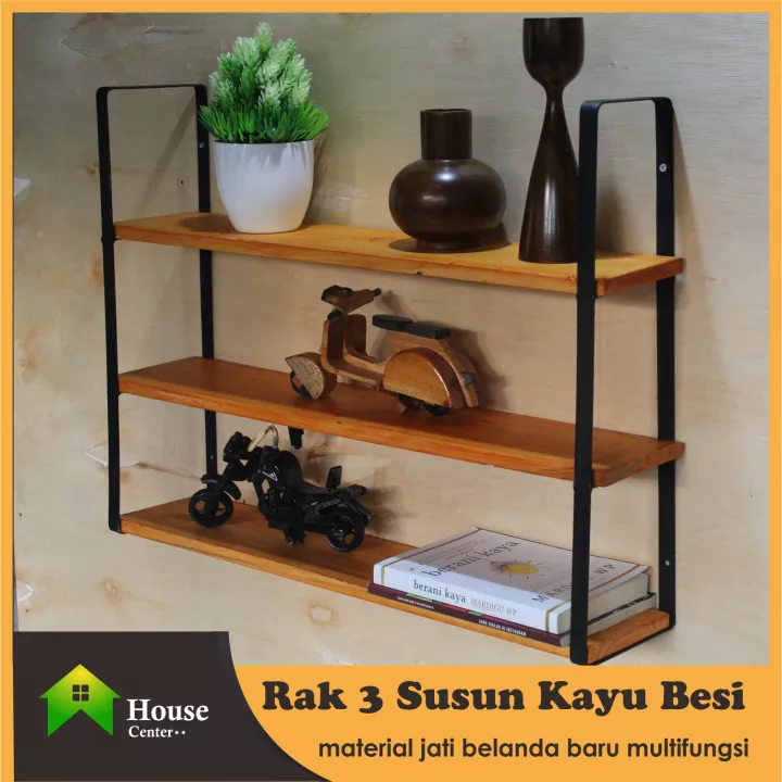 Detail Ukuran Rak Buku Kayu Nomer 44