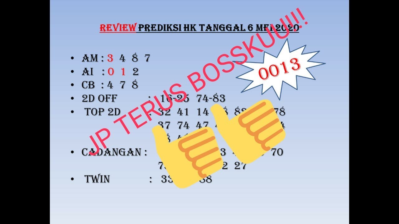 Detail Ulas Togel Hkg Malam Ini Nomer 23