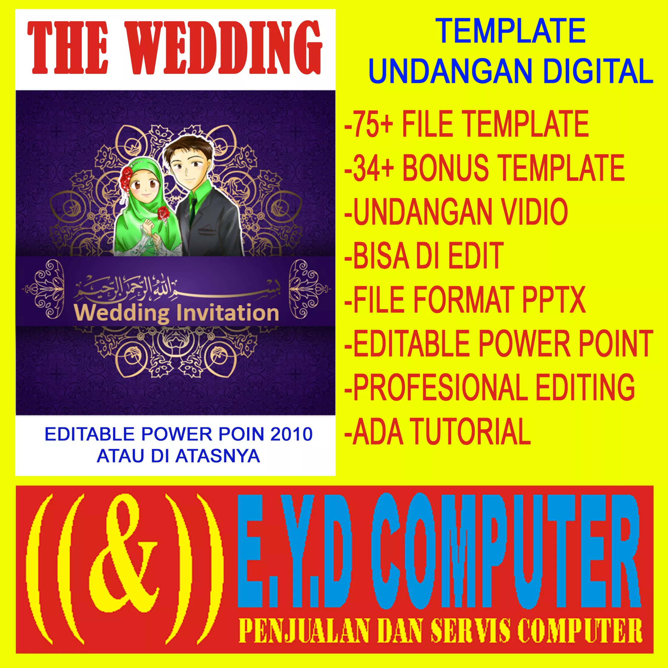 Detail Undangan Digital Template Nomer 45