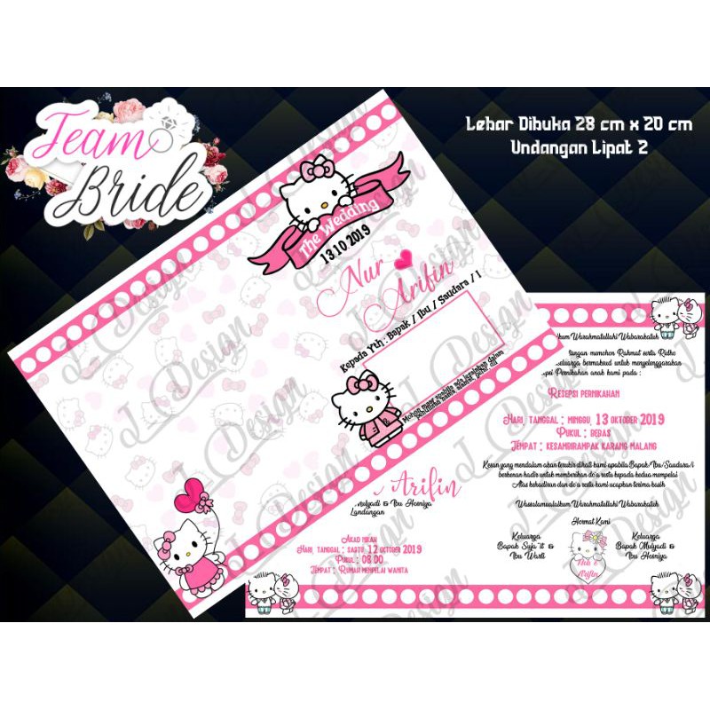 Undangan Hello Kitty - KibrisPDR