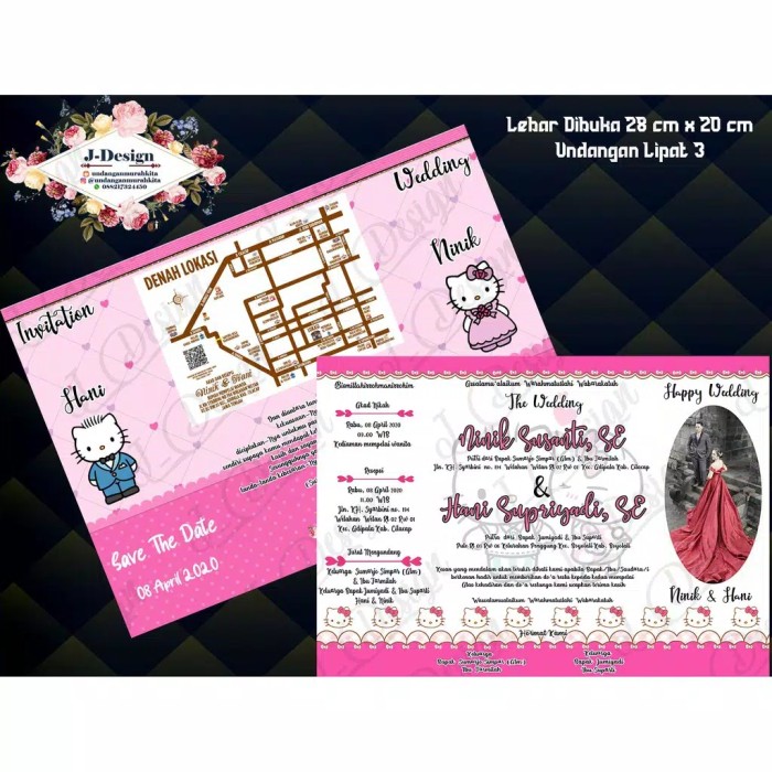 Detail Undangan Hello Kitty Nomer 11