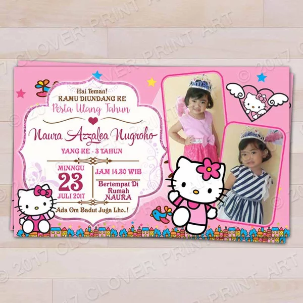 Detail Undangan Hello Kitty Nomer 12
