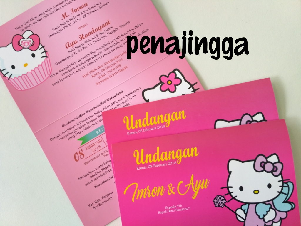 Detail Undangan Hello Kitty Nomer 18