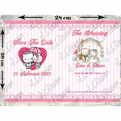 Detail Undangan Hello Kitty Nomer 19