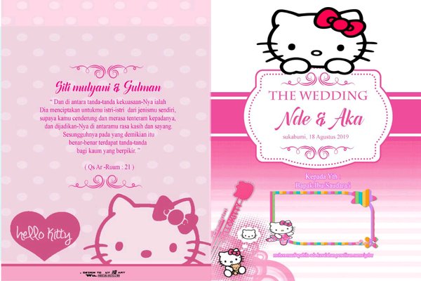 Detail Undangan Hello Kitty Nomer 29