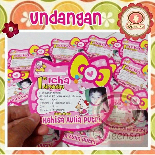 Detail Undangan Hello Kitty Nomer 37