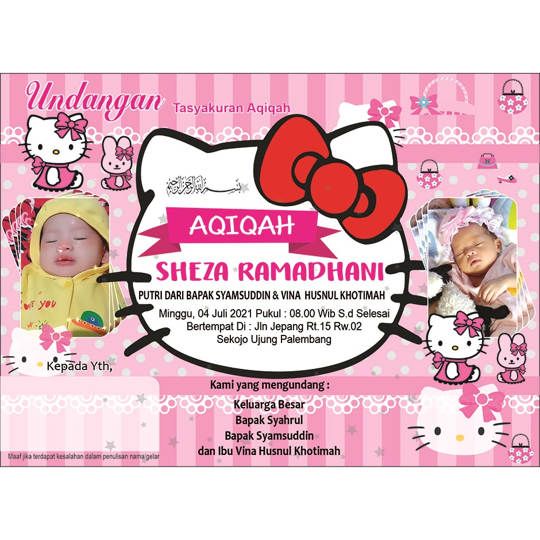 Detail Undangan Hello Kitty Nomer 39