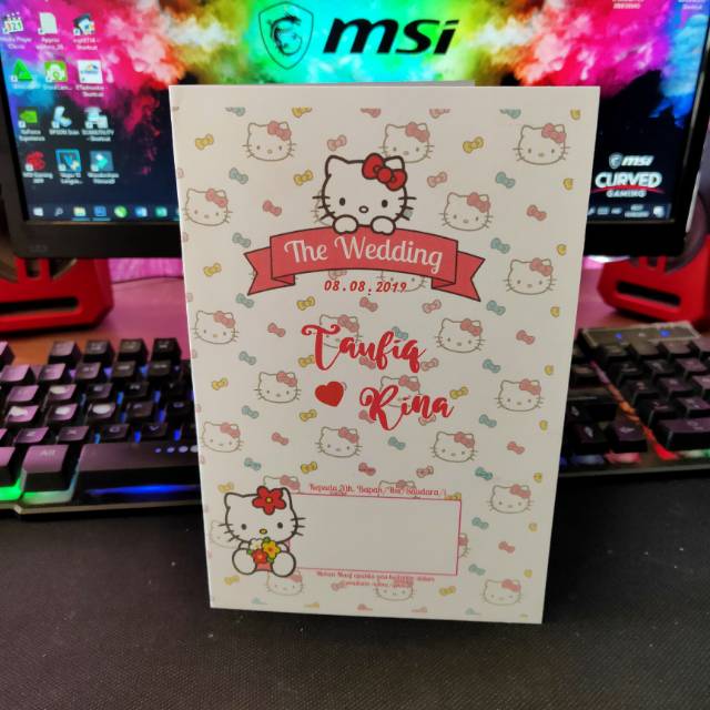 Detail Undangan Hello Kitty Nomer 41