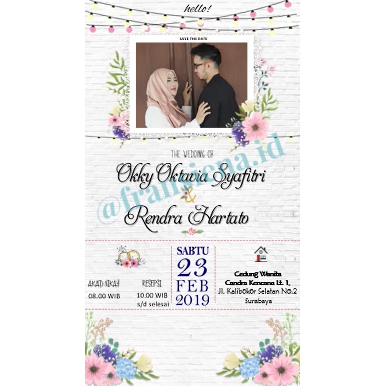 Detail Undangan Nikah Online Nomer 8