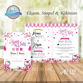 Detail Undangan Pernikahan Hello Kitty Nomer 11