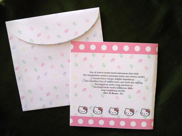 Detail Undangan Pernikahan Hello Kitty Nomer 12
