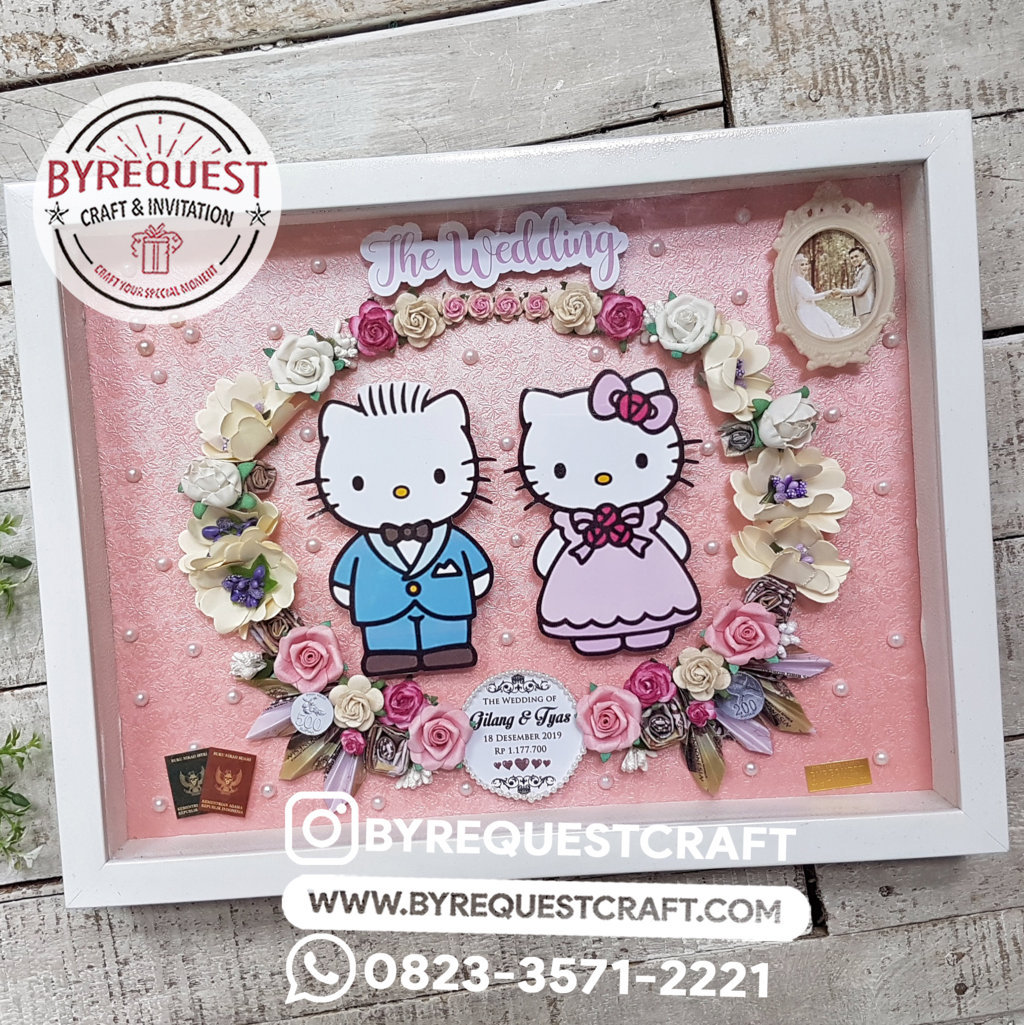 Detail Undangan Pernikahan Hello Kitty Nomer 32