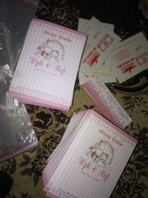 Detail Undangan Pernikahan Hello Kitty Nomer 48