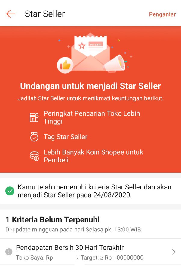 Detail Undangan Star Seller Shopee Nomer 3