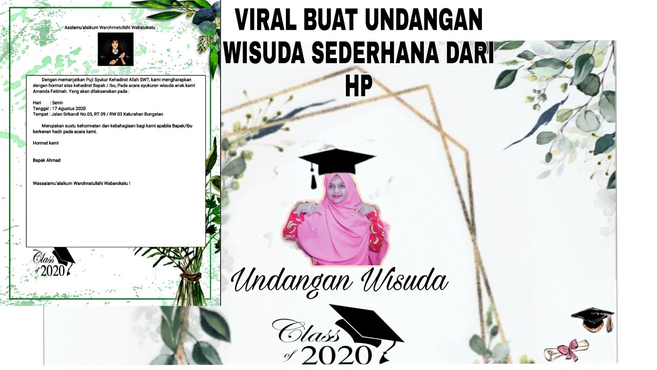 Detail Undangan Wisuda Untuk Teman Nomer 10