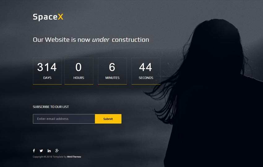 Detail Under Construction Web Page Template Free Download Nomer 11