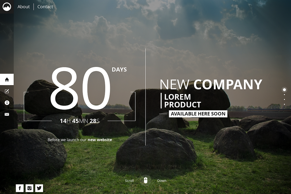 Detail Under Construction Web Page Template Free Download Nomer 18