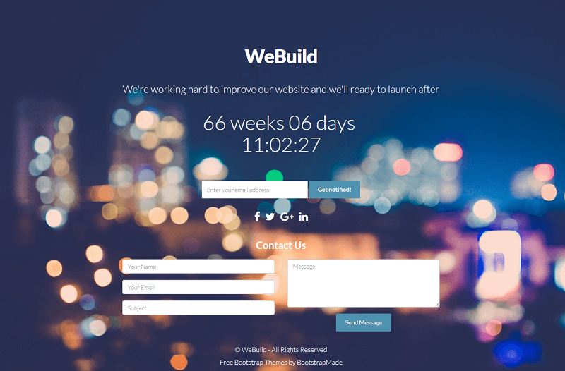 Detail Under Construction Web Page Template Free Download Nomer 20