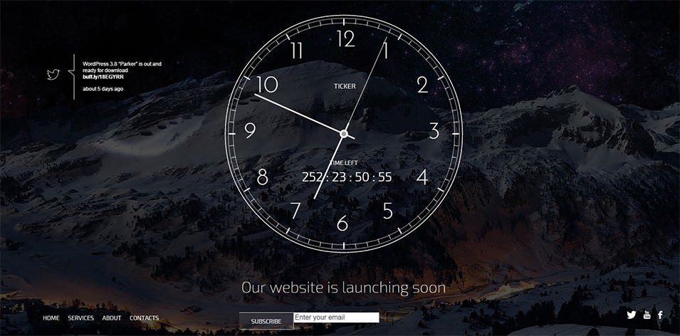 Detail Under Construction Web Page Template Free Download Nomer 31