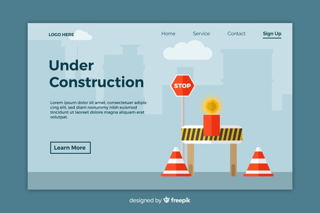 Detail Under Construction Web Page Template Free Download Nomer 43