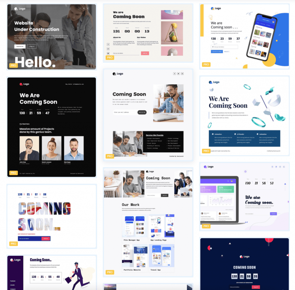 Detail Under Construction Web Page Template Free Download Nomer 53