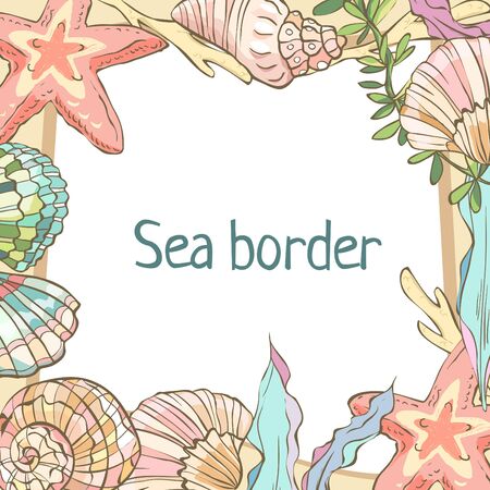 Detail Under The Sea Border Template Nomer 33